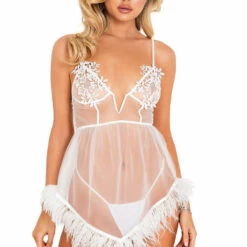 Roma Costume Feather Trim Bridal Corset