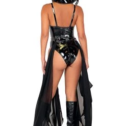 Roma Sexy Halloween Costumes Piercing Beauty Vampire Costume