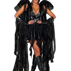 Roma Vinyl Angel Of Darkness Costume Sexy Halloween Costumes
