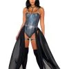 Roma Sexy Halloween Costumes Sensual Serpent Medusa Queen Costume