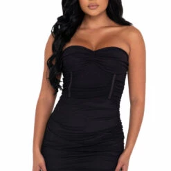 Roma Ruched Tube Dress Dresses