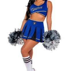 Roma Sexy Halloween Costumes Playboy Cheer Squad Costume