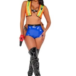 Roma Sexy Halloween Costumes Playboy Construction Cutie Costume