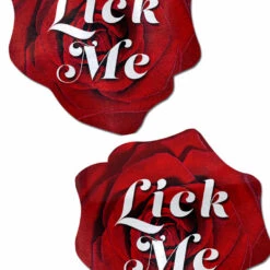 Pastease Blooming "Lick Me" Rose Nipple Pasties Lingerie