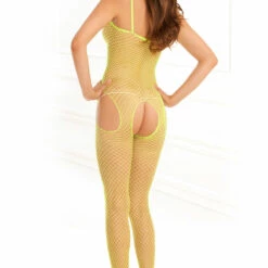 René Rofé Bodystockings Industrial Net Suspender Bodystocking