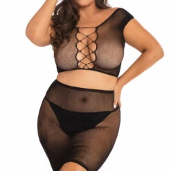 René Rofé Plus Size Back Story Top And Skirt 5 René Rofé Plus Size Back Story Top And Skirt