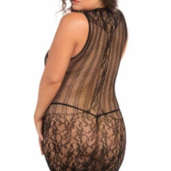 René Rofé Plus Size Reckless Lace Mini Dress