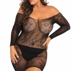 René Rofé Plus Size Open Season Off The Shoulder Chemise