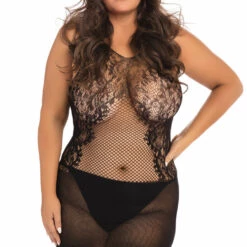 René Rofé Plus Size Lace Fantasy Mini Chemise 5 René Rofé Plus Size Lace Fantasy Mini Chemise