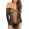 René Rofé Demure Long Sleeve Chemise Chemise Lingerie