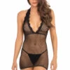 René Rofé Chemise Lingerie Take Me Fishnet Chemise