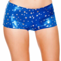 Roma Costume Clothing Silver Stars Boy Shorts