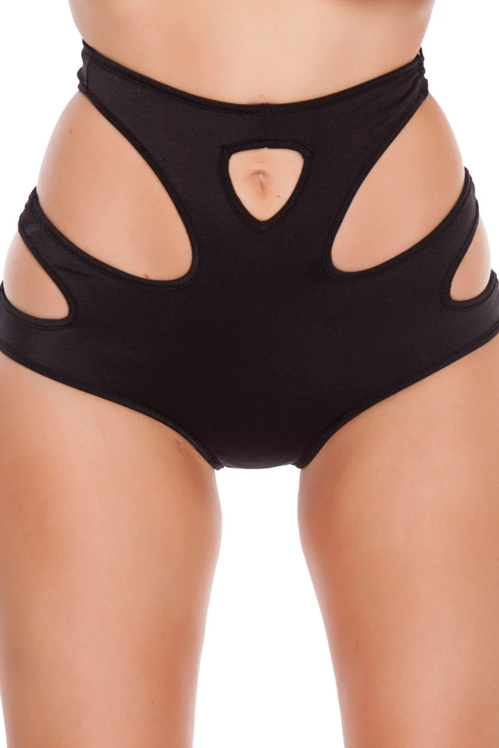 Roma Costume High-Waist Shorts With Cut Outs 3 Roma Costume High-Waist Shorts With Cut Outs