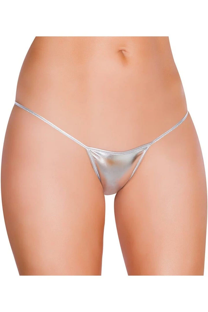 Roma Costume Playful Metallic Thong 10 Roma Costume Playful Metallic Thong