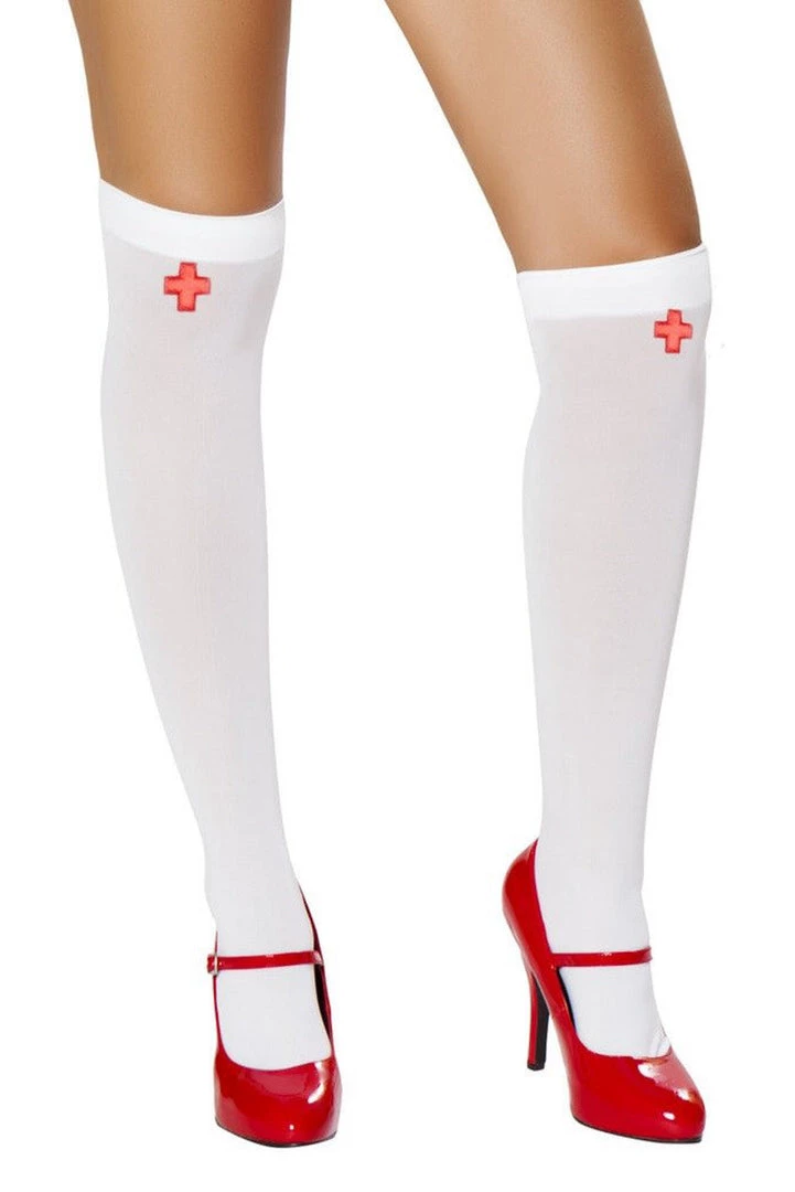 Roma Costume Hosiery Nurse Thigh High Stockings 1 Roma Costume Hosiery Nurse Thigh High Stockings