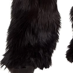 Roma Costume Fur And Rhinestone Leg Warmers