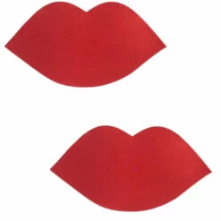 GE Apparel Red Lips Nipple Pasties