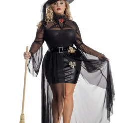 Starline Costume Plus Size Gothic Witch Costume