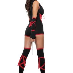 Starline Costume Red Dragon Hooded Ninja Costume Sexy Halloween Costumes