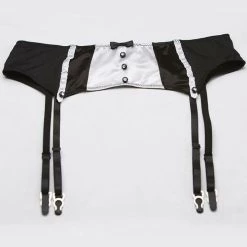 Shirley Of Hollywood Garters Tuxedo Garter Belt