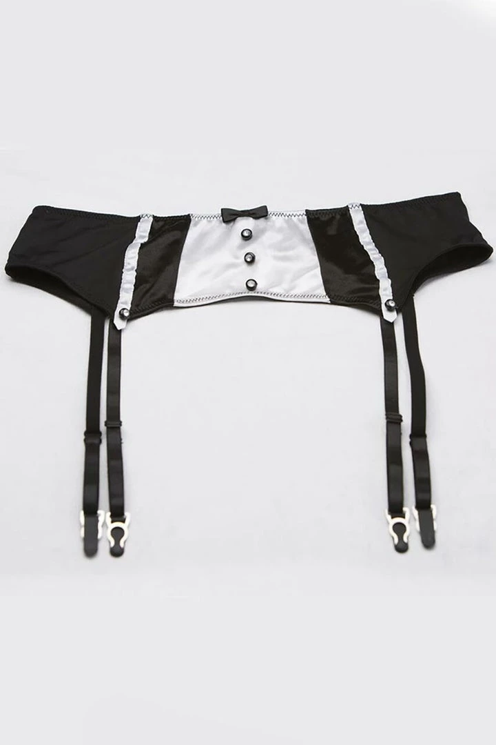 Shirley Of Hollywood Garters Tuxedo Garter Belt 1 Shirley Of Hollywood Garters Tuxedo Garter Belt