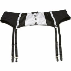 Shirley Of Hollywood Tuxedo Garter Belt Plus Plus Size Lingerie