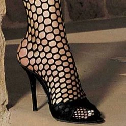 H.O.T By Shirley Of Hollywood Honeycomb Pattern Pantyhose