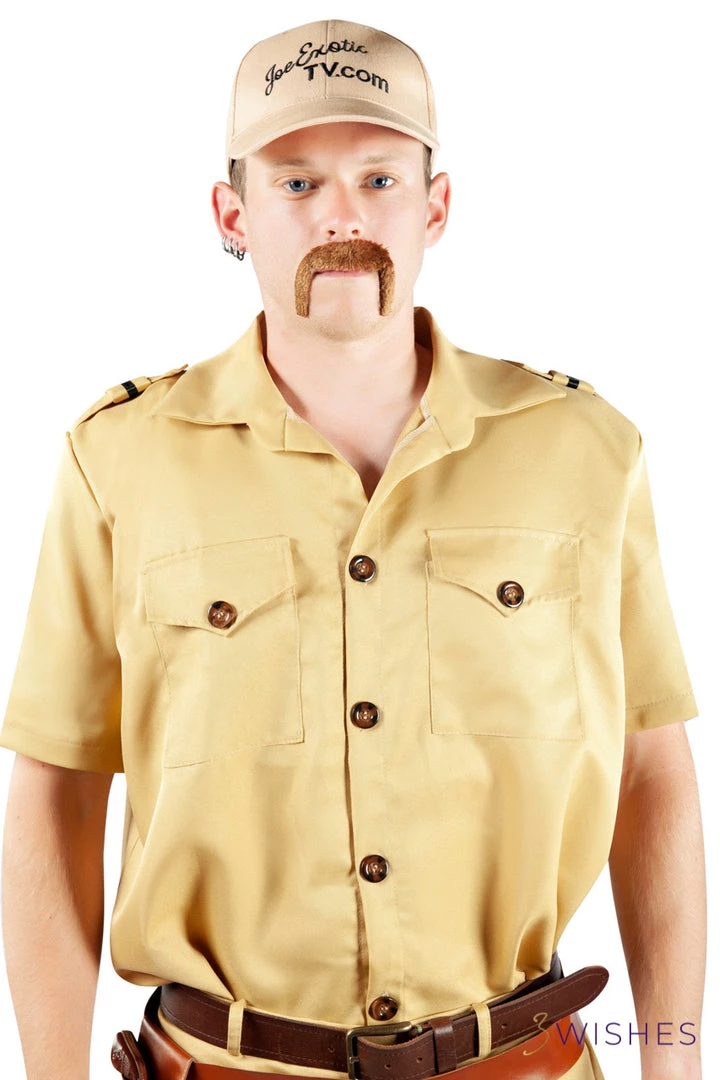 Starline Costume Joe Exotic Handlebar Mustache 2 Starline Costume Joe Exotic Handlebar Mustache