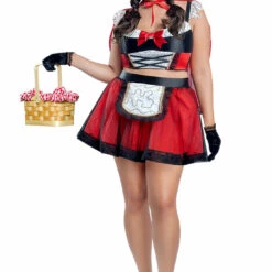 Starline Plus Size Little Miss Red Halloween Costume