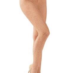 Starline Basic Nude Beige Net Tights Lingerie