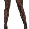Starline Hosiery Vinyl Top Lace Thigh Highs