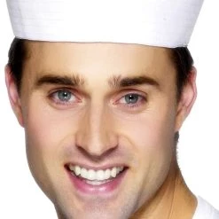 Smiffy's White Sailor Hat Hats 5 Smiffy's White Sailor Hat Hats