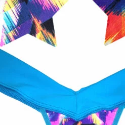 NevaNude Sporty Block Party Nipple Pasties & Thong Panty Lingerie