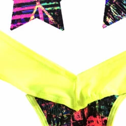 NevaNude Sporty California Love Nipple Pasties And Thong Panty Lingerie