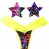 NevaNude Sporty California Love Nipple Pasties And Thong Panty Lingerie