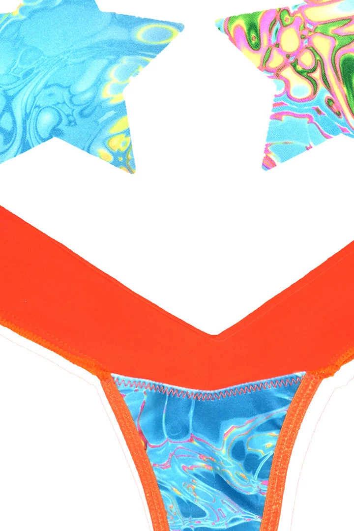 NevaNude Sporty Tropical Skittles Nipple Pasties & Thong Panty Panties 2 NevaNude Sporty Tropical Skittles Nipple Pasties & Thong Panty Panties