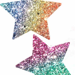 NevaNude Super Sparkle Rock Glitter Stars Pasties