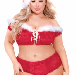 Seven Till Midnight Plus Size Jingle All The Way Bra Set 5 Seven Till Midnight Plus Size Jingle All The Way Bra Set