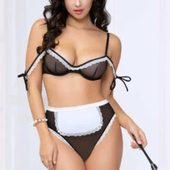 Seven Till Midnight Adult French Maid Lingerie Set