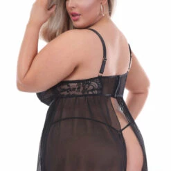 Seven Till Midnight Plus Size Diamonds Are Forever Babydoll