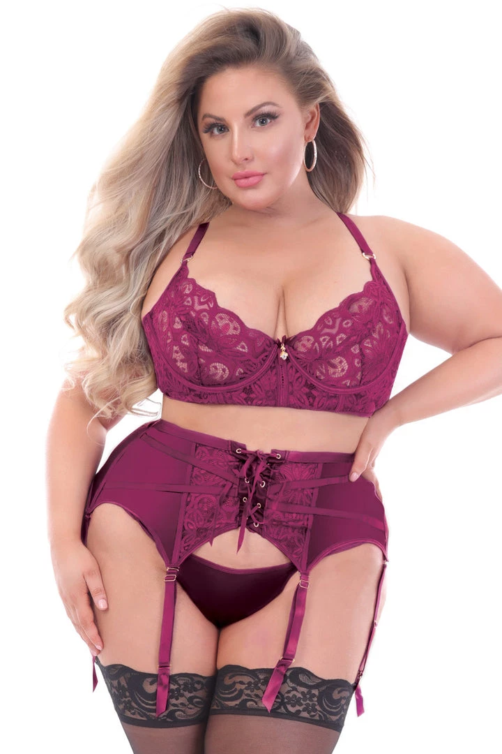 Seven Till Midnight Plus Size Starstruck Bra And Panty Set Plus Holiday 1 Seven Till Midnight Plus Size Starstruck Bra And Panty Set Plus Holiday
