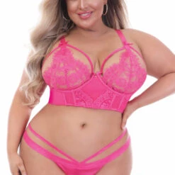 Seven Till Midnight Plus Size Cherry On Top Bra Set
