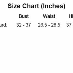 AMSCAN Lingerie Black Satin Waist Cincher