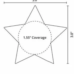 GE Apparel Camouflage Star Pasties