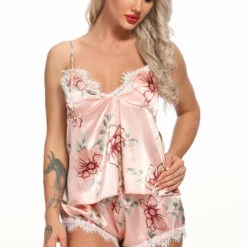 3WISHES Lingerie Flirty Floral Sleep Set 10 3WISHES Lingerie Flirty Floral Sleep Set