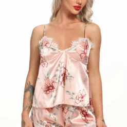 3WISHES Lingerie Flirty Floral Sleep Set 11 3WISHES Lingerie Flirty Floral Sleep Set