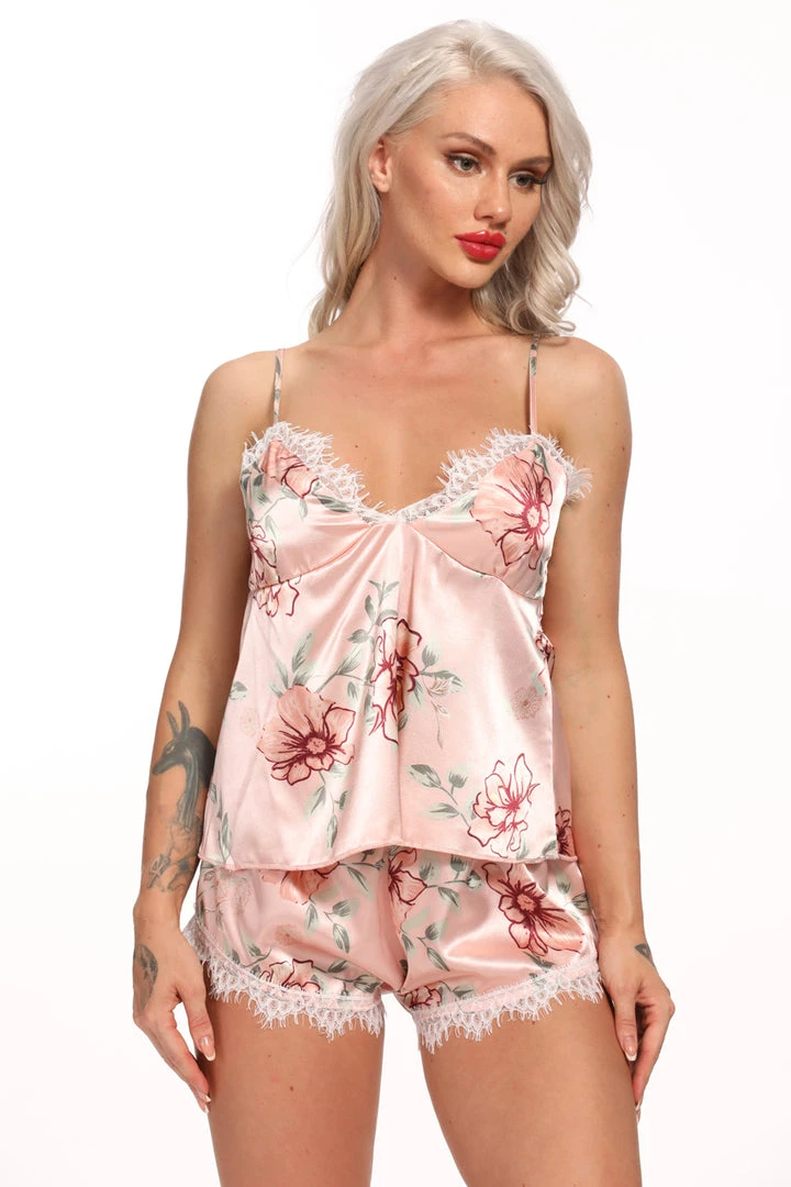 3WISHES Lingerie Flirty Floral Sleep Set 5 3WISHES Lingerie Flirty Floral Sleep Set