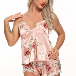 3WISHES Lingerie Flirty Floral Sleep Set 12 3WISHES Lingerie Flirty Floral Sleep Set