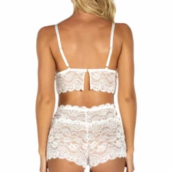 3WISHES Plus Size Lovely Lace Bralette Set