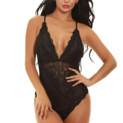 3WISHES Lingerie Lacy V-Cut Teddy 39 3WISHES Lingerie Lacy V-Cut Teddy